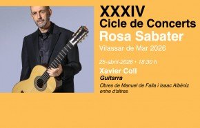 Xavier Coll al XXXIV Cicle de Concerts Rosa Sabater